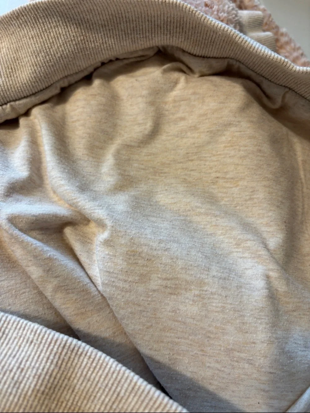 Anthropologie Saturday Sunday Dusty Pink Teddy Sweatshirt Size Medium Athleisure - Picture 8 of 12